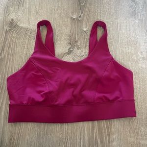 All in motion pink sports bra